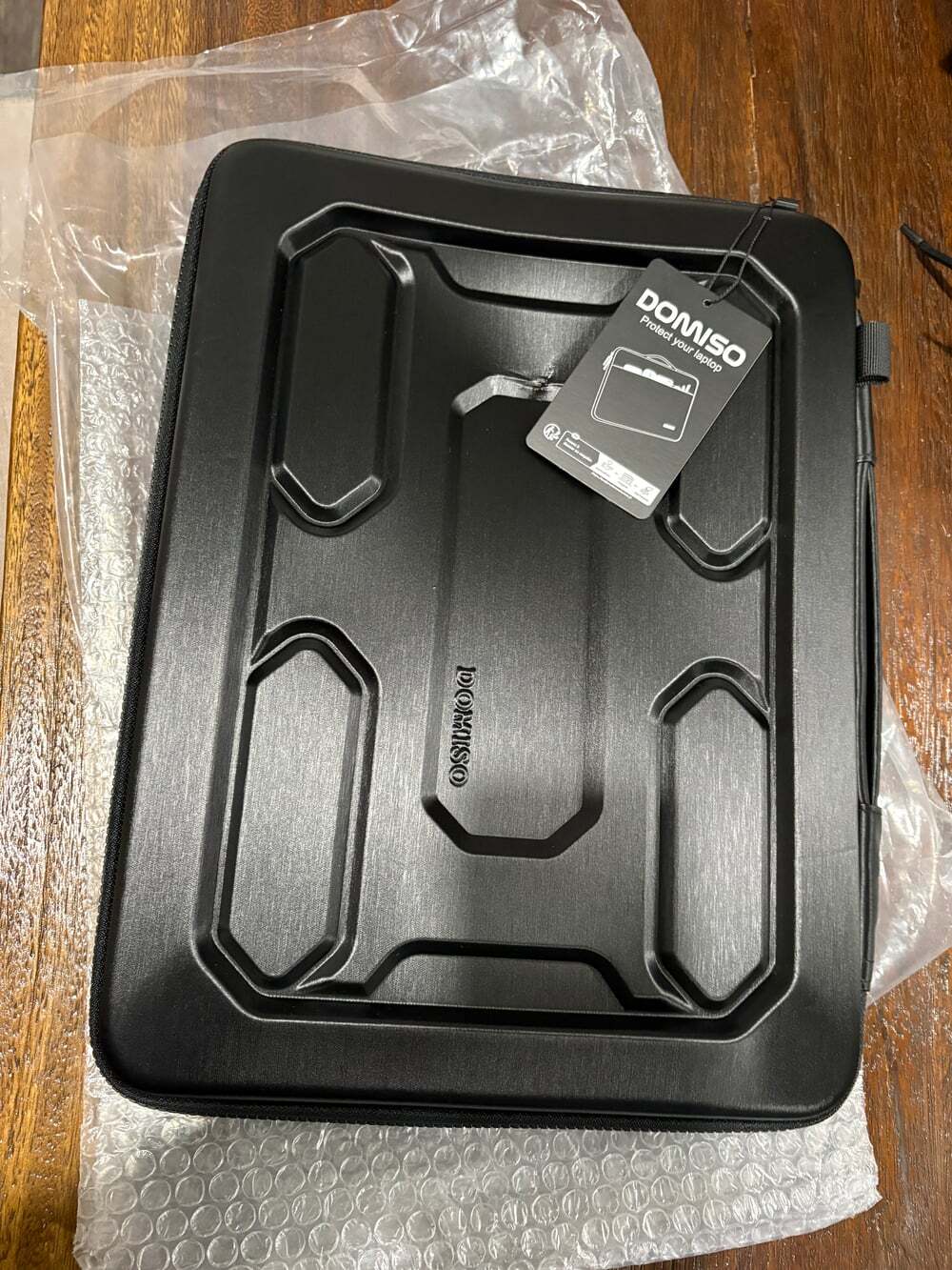 Domiso 15.6" Laptop Sleeve Protective Hard Case Black NEW NIP